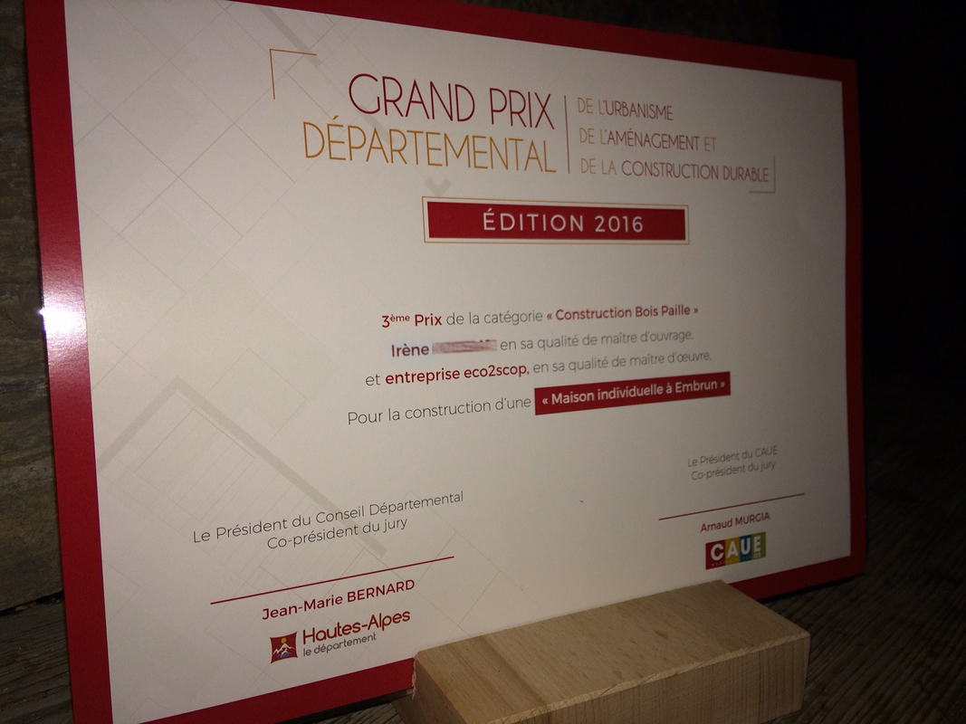 Grand Prix Départemental de l'Architecture, de l'aménagement et de la construction durable