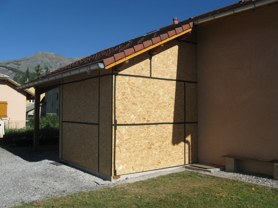 Extention ossature bois, Ubaye