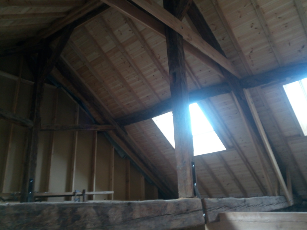 Toiture paille pour grange ancienne