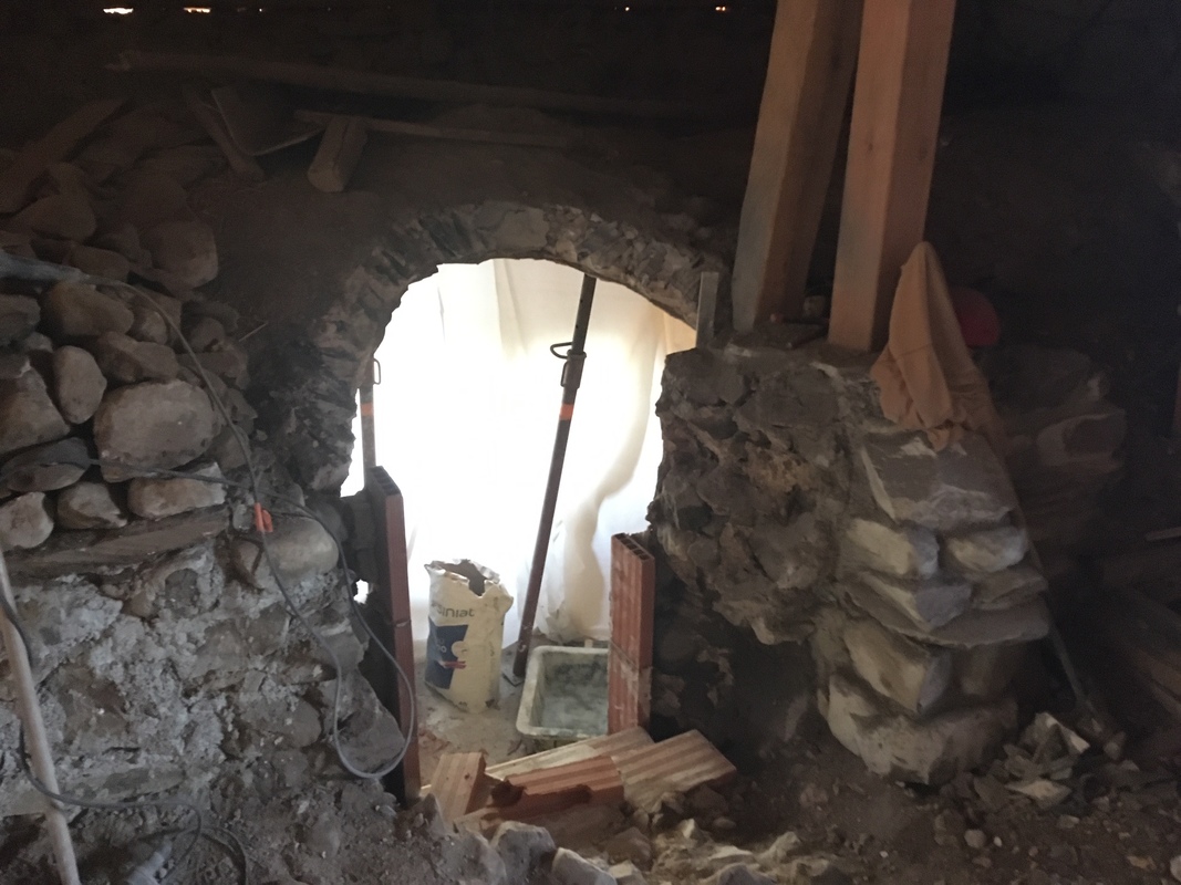 Création d'un nouvel espace sous une grange