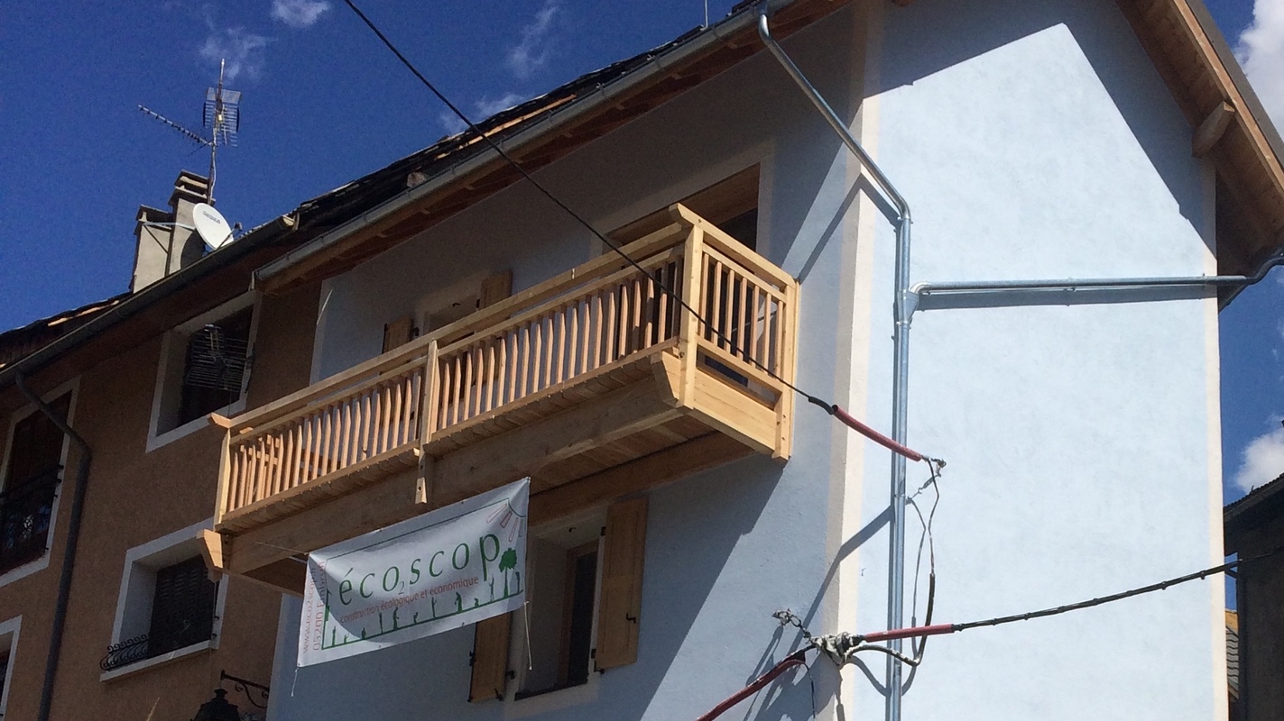 Rénovation thermique de façade à Guillestre 