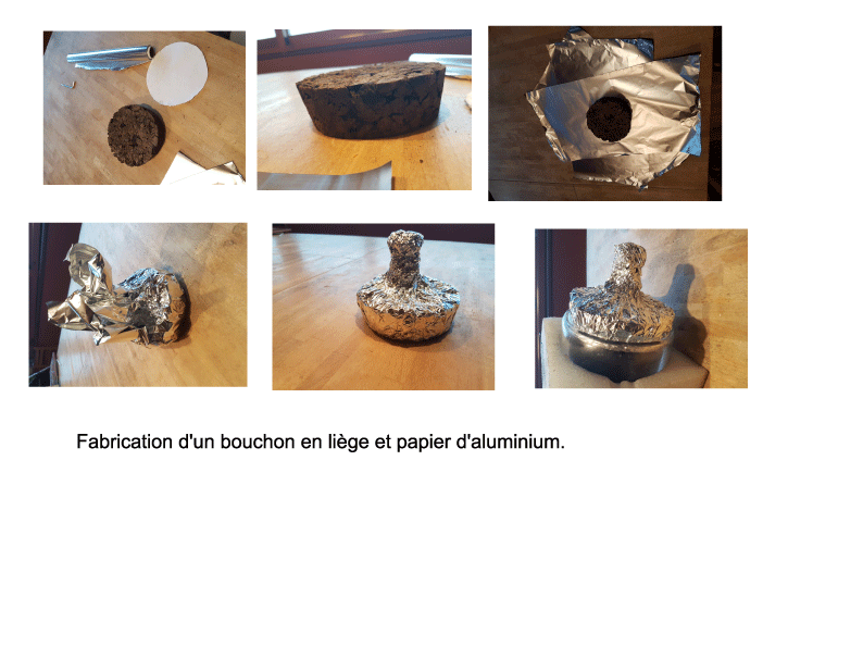 réalisation du bouchon du tube solaire