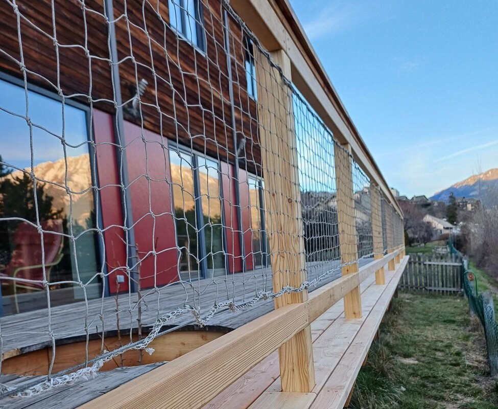 reprise de terrasse et de garde corps