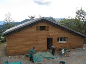 Eco2scop, isolation extérieure à Prunières (Hautes Alpes)