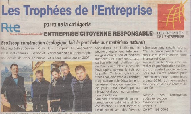 Le Dauphiné Entreprises : les Trophées de l'entreprise